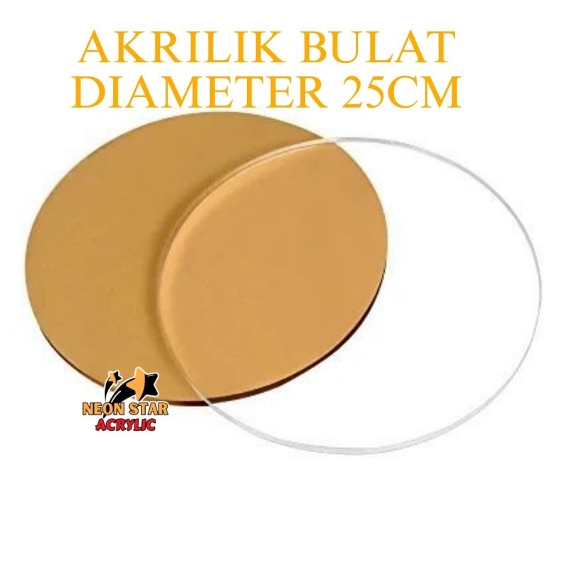 

Akrilik Bulat 25cm / Akrilik Lingkaran / Akrilik Lembaran