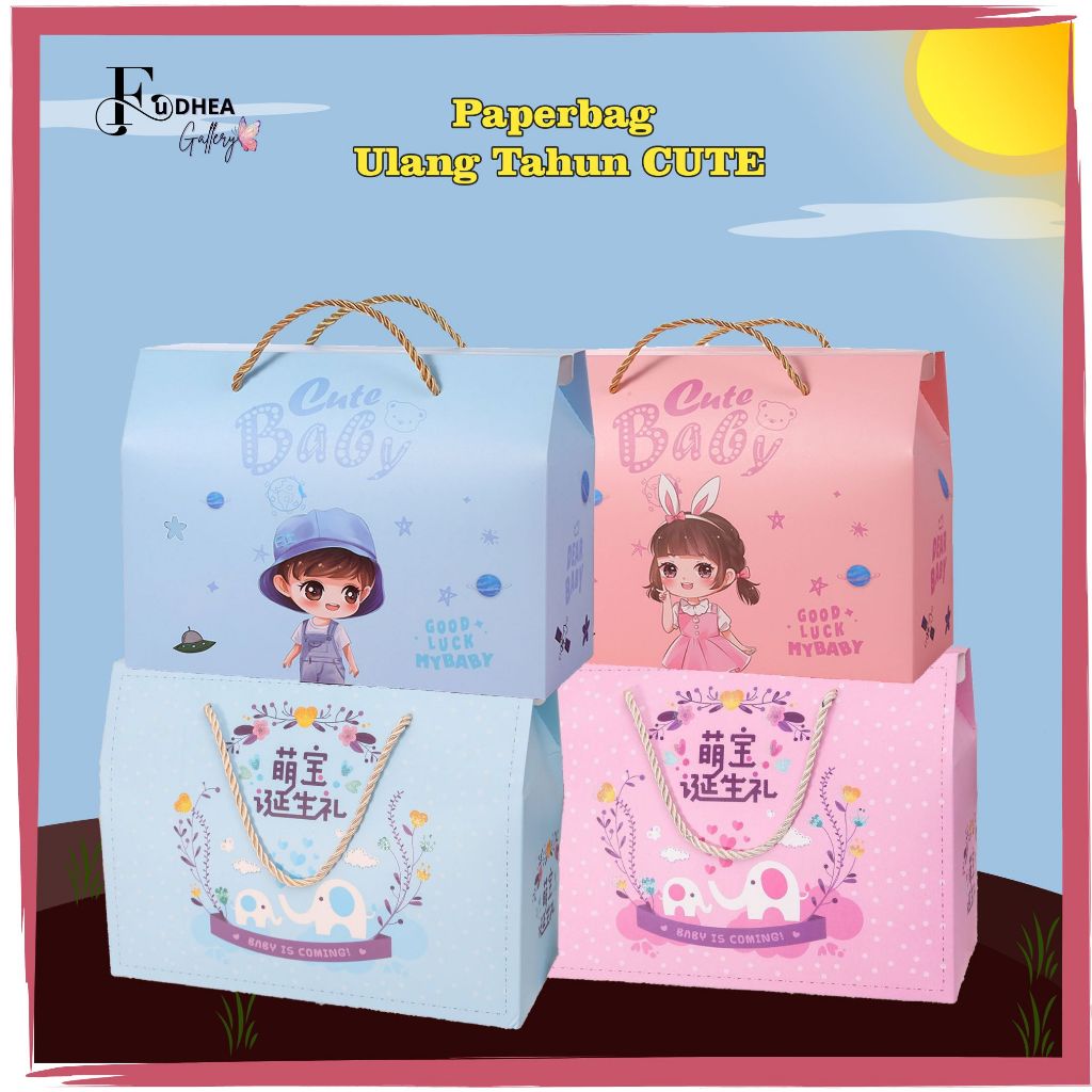 

FDG Paperbag Ulang Tahun anak motif Cute Pony / Tas Sanck Ulang Tahun/tas Hadiah Sovenir Ulang Tahun PP18