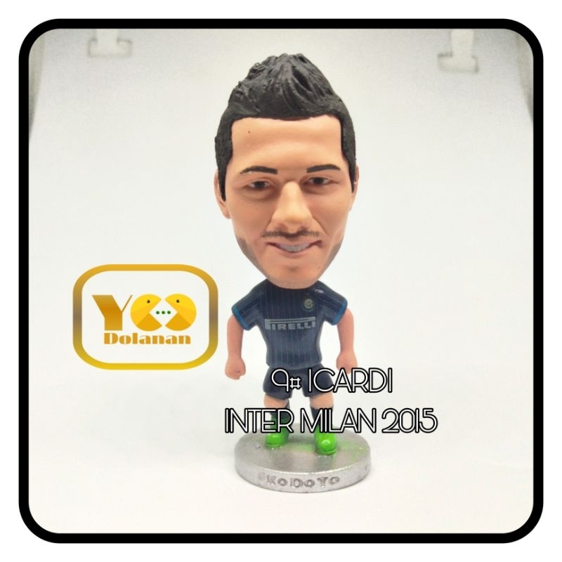 9# ICARDI - INTER MILAN 2015 KODOTO SOCCERWE FIGURE PEMAIN BOLA