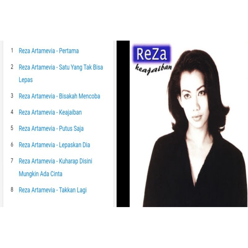 reza artamevia cd album keajaiban 1997