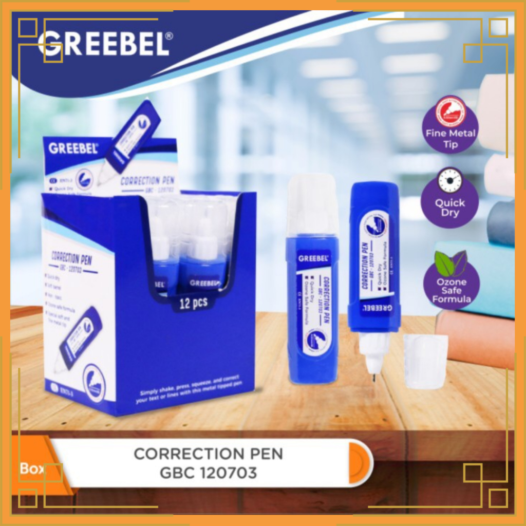 

GREEBEL Correction pen/tip-ex cair 120703 (pcs)