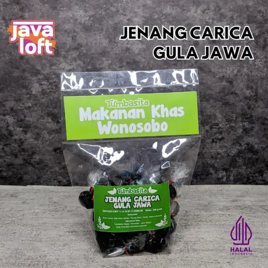 

Jenang Carica Gula Jawa Tumbasita Cemilan Dodol Carica Gula Jawa Manis Dan Legit