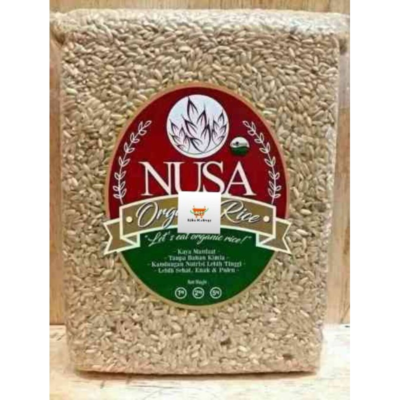 

BERAS COKLAT / BROWN RICE ORGANIK NUSA @1KG