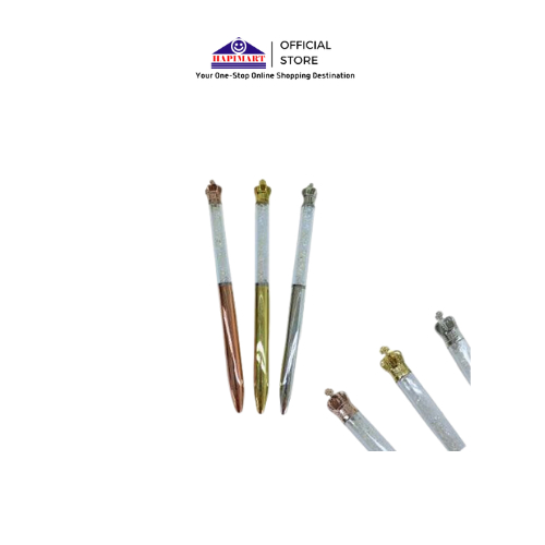 

Ballpoint Putar/Pen Karakter/Pena Unik Mahkota Tinta Hitam