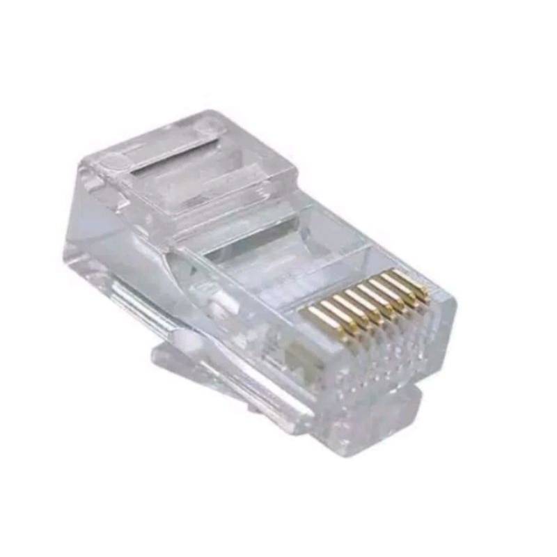 Konektor RJ 45 cat5 /  Konektor RJ 45 cat6 / Konektor RJ 45 cat6 anti gagal/tembus