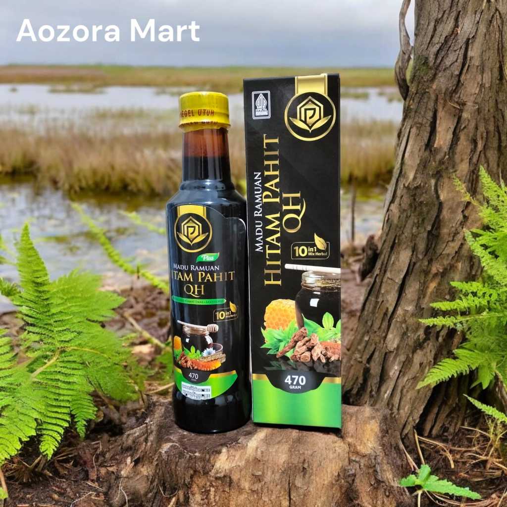 Madu Hitam Pahit Qusthul Hindi Propolis Sambiloto 470 Gram