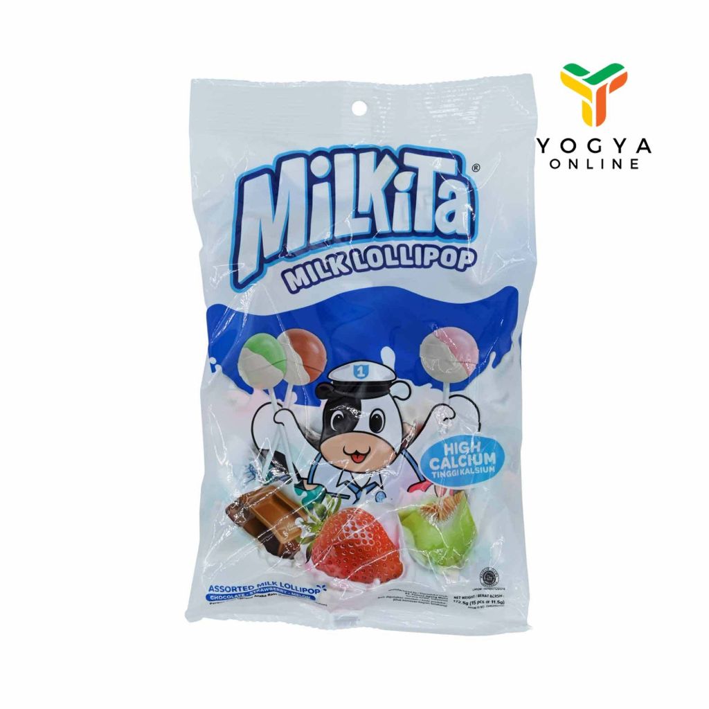 

Milkita Assorted Milk Lolipop Candy 172.56 G