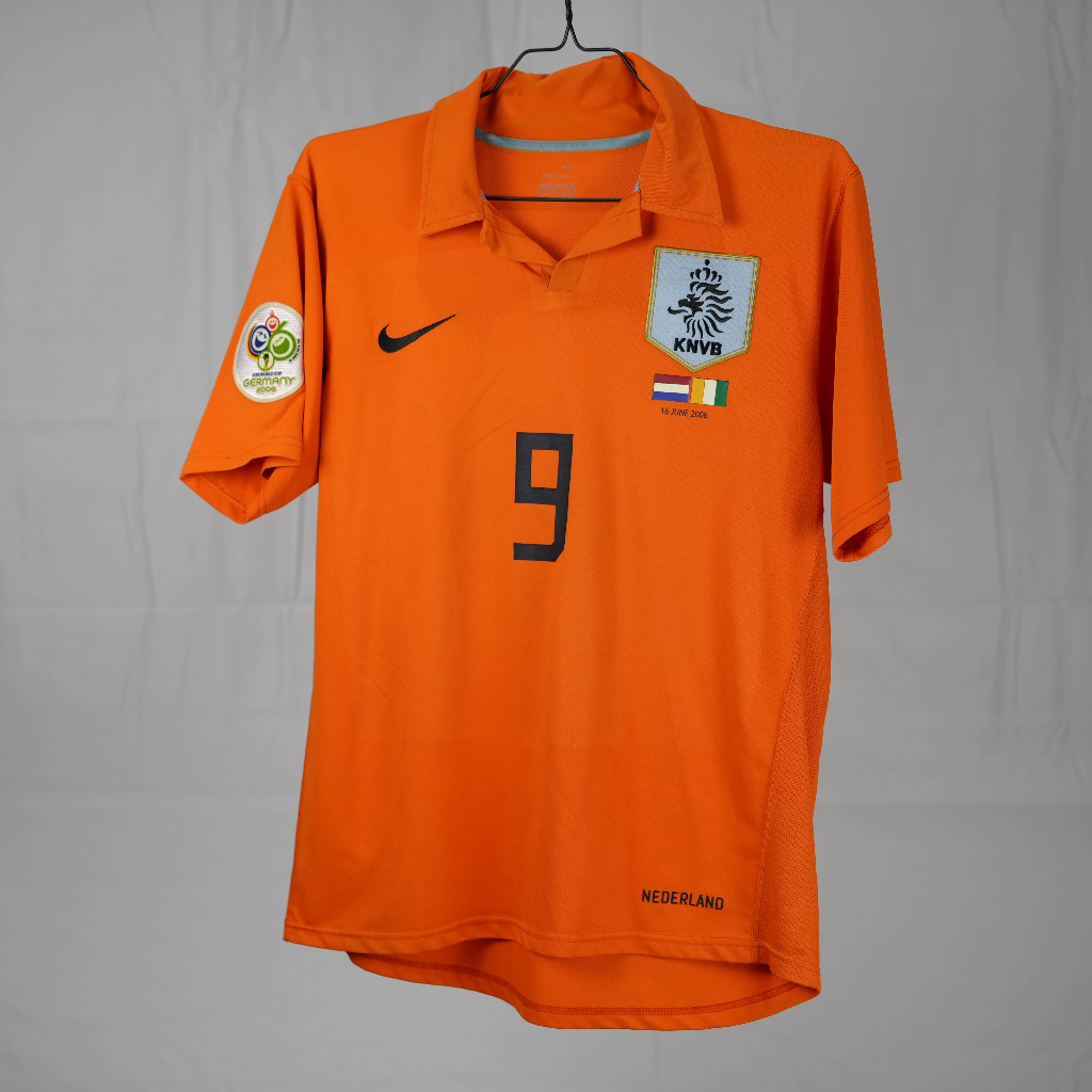 Jersey Belanda Home 2006-08 #V.NISTELROOY #9