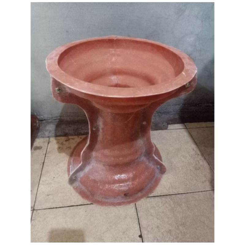 Cetakan Dudukan / Pilar Pot Bulat Diameter 31cm Tinggi 38cm Fiberglass