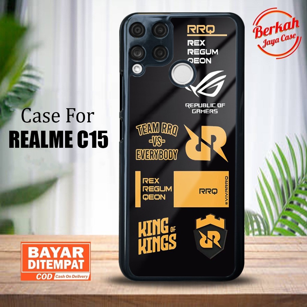 Case Realme C15 Terbaru - Casing Realme C15 - Motif Rrq - Hardcase Premium Glossy - Softcase Hp Terb