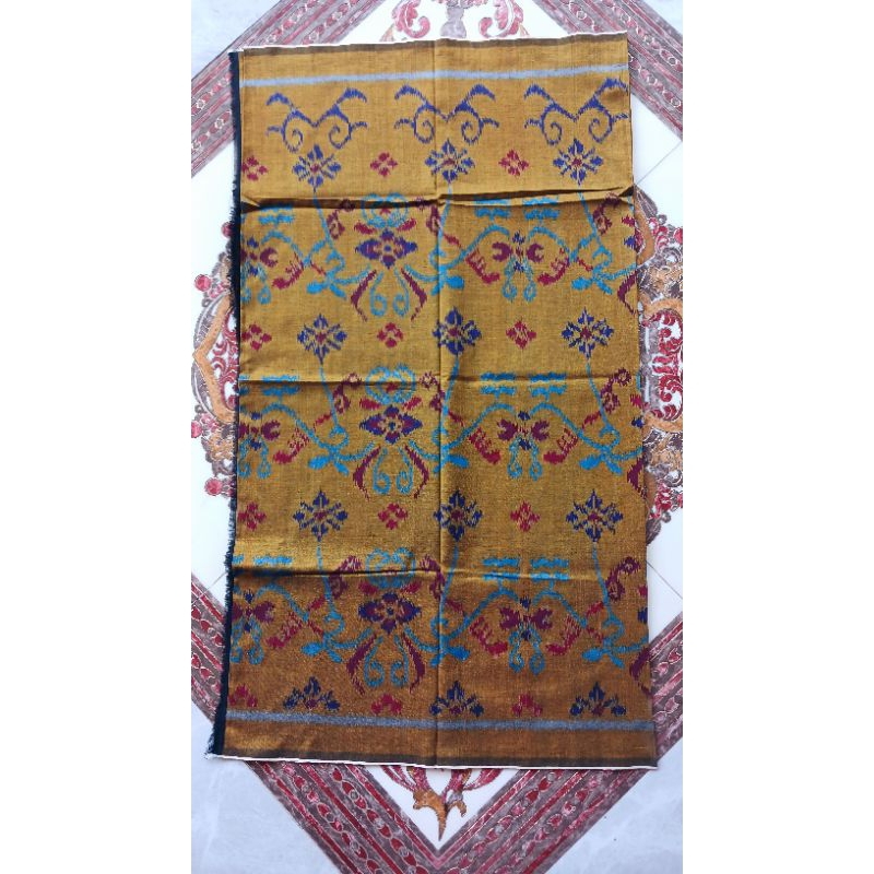 KAIN TENUN ENDEK BALI | MOTIF BALI | CSM ORIGINAL PREMIUM | CSM WARNA KUNING