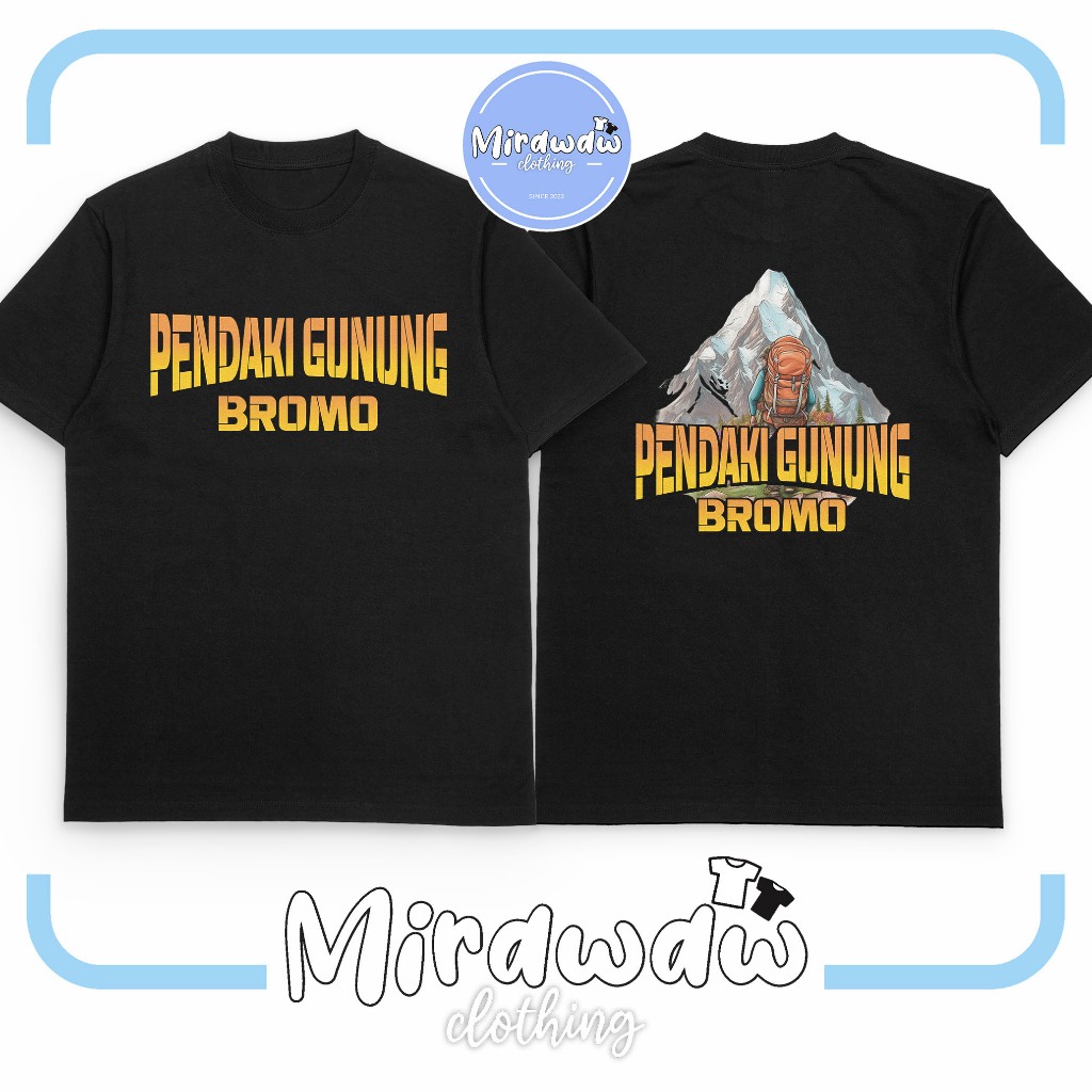 Kaos Pendaki Gunung Bromo Outdoor Desain Kece Db Baju Distro