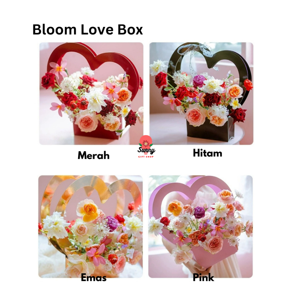 

Bloom LOVE Box / Box kertas / box dekorasi / box bunga / kotak bunga