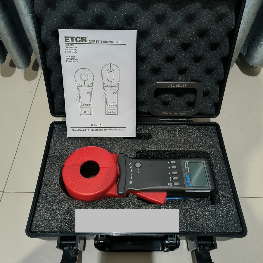 Clamp earth resistance tester Clamp earth grounding tester meter
