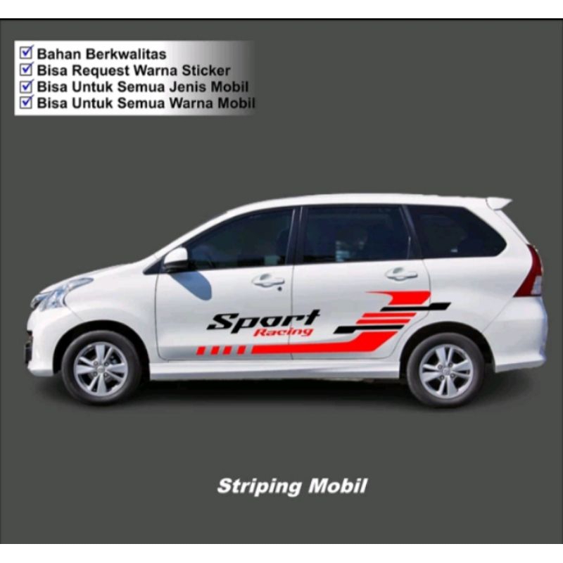 cutting sticker mobil Avanza