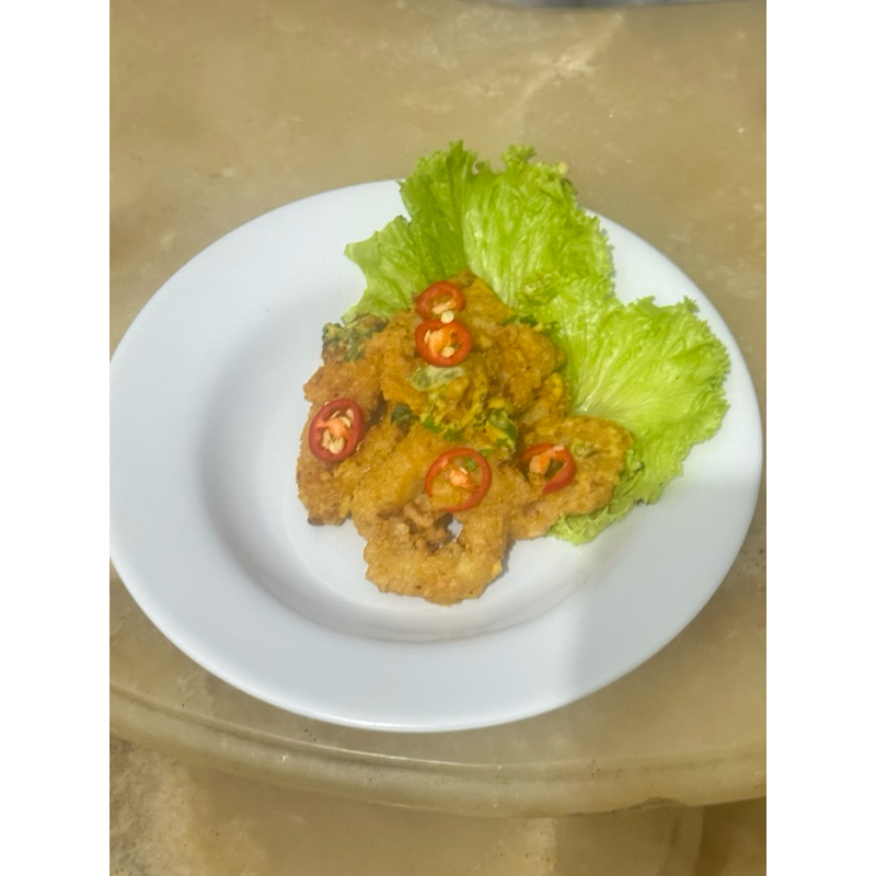 

Cumi Saos Telur Asin