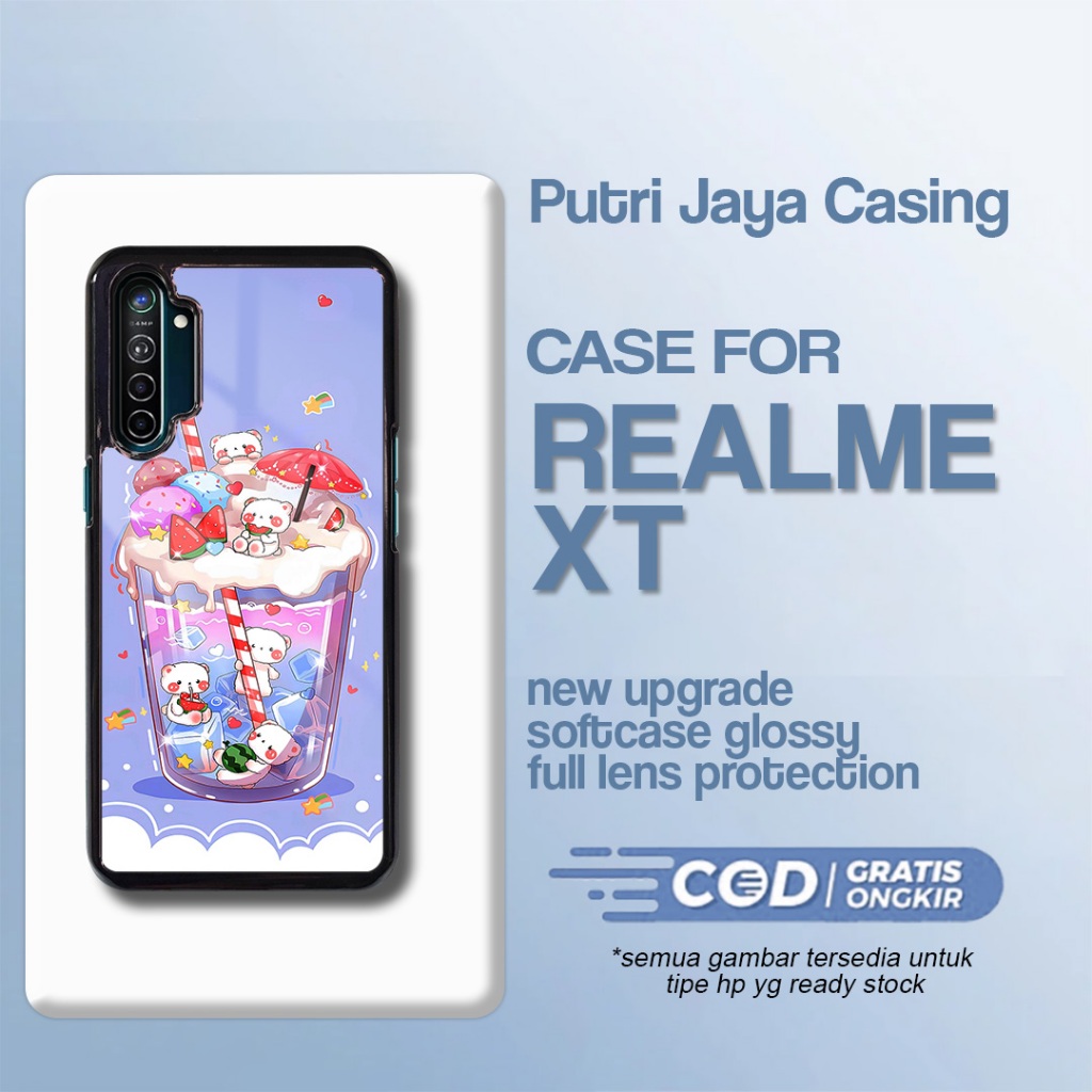Case Realme XT Terbaru - Casing Realme XT - Motif Cute bb - Hardcase Premium Glossy - Softcase Hp Re