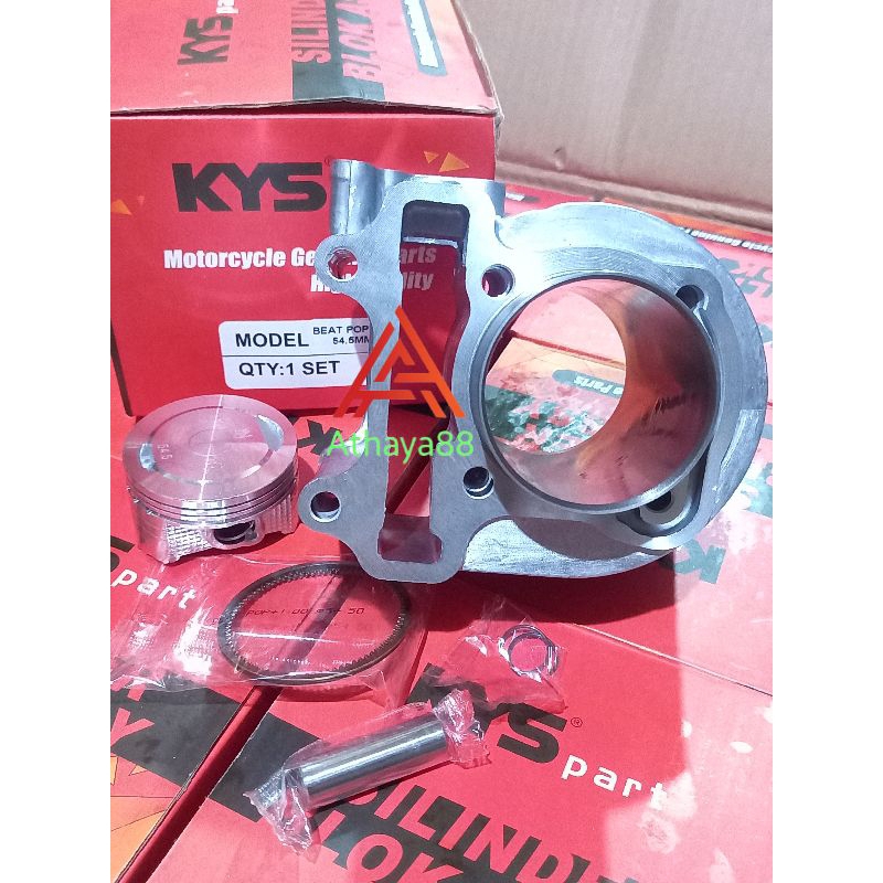 BLOK SEHER ASSY SET BORING SET BORE UP 54,5MM BEAT POP,BEAT FI ESP K44