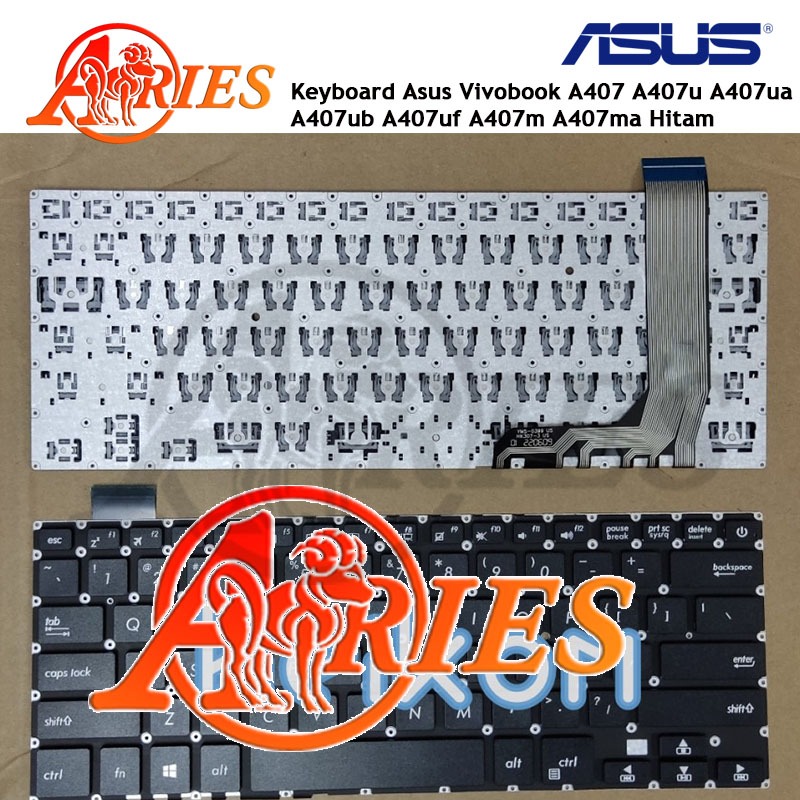 Keyboard Laptop Asus Vivobook A407 A407u A407ua A407ub A407uf A407m A407ma