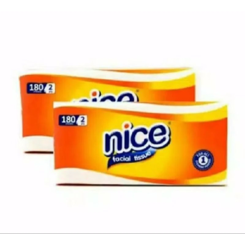 Tissue Nice facial 180 shet 2 ply Harga Grosir