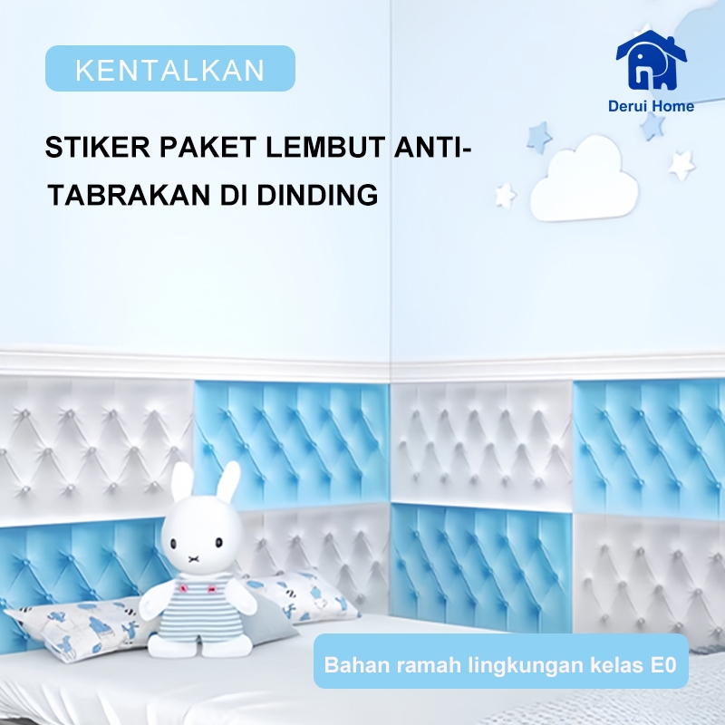 Wallpaper Foam 3D/ Sticker Dinding(30x60CM) / Headboard Bed / Home Decor / Wall Stiker Wallfoam Dind