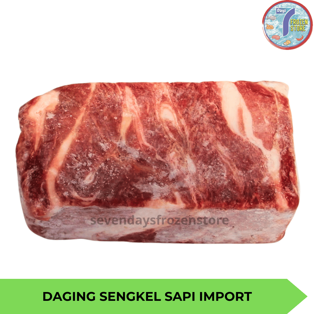 

Daging Sapi Sengkel Shank Sapi Beku Frozen Import kemasan 500 gr