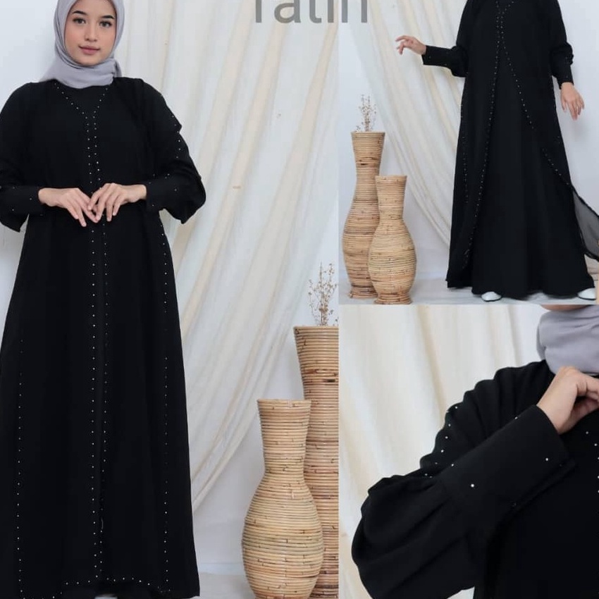 Tawaran Gamis Terbaru Abaya Hitam Jetblack Dubai Ratih Abaya Turkey Dress Muslim Baju Wanita Gamis J