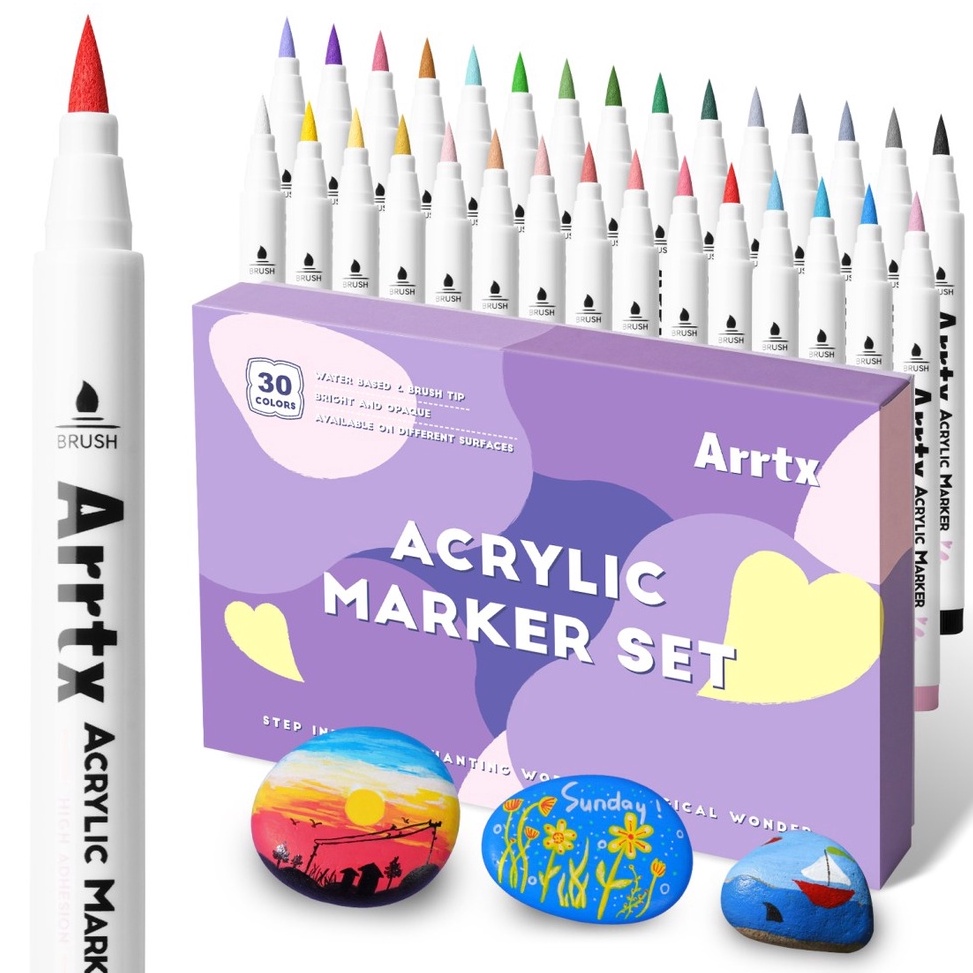 

ARRTX ACRYLIC AKRILIK MARKER SET 3CLR r C1H3