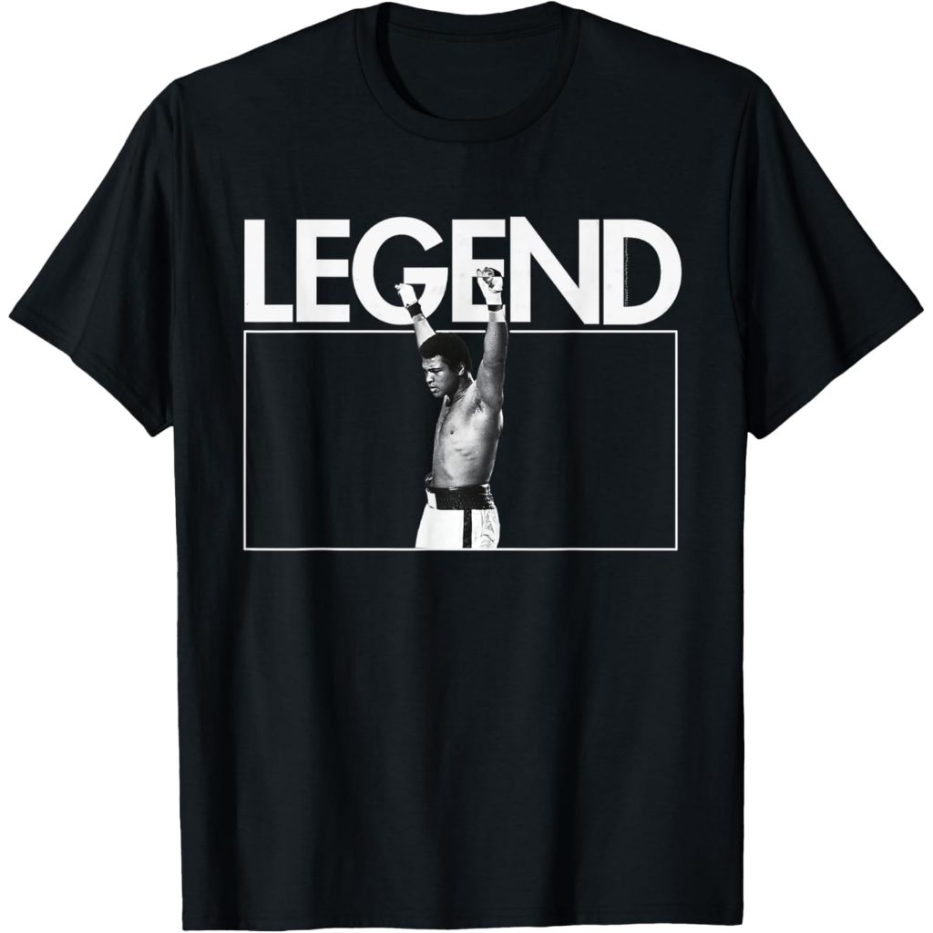 Baju Dewasa Muhammad Ali - Legend T-Shirt Fashion Pakaian Atasan Kaos Laki Pria Wanita Model Terbaru