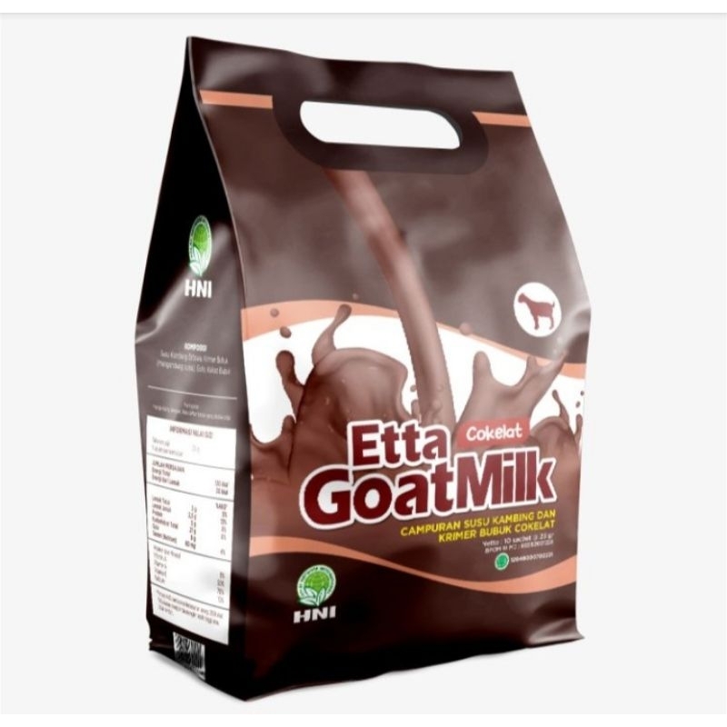 

Etta Goat Milk EGM HNI HPAI Susu Kambing Rasa Cokelat