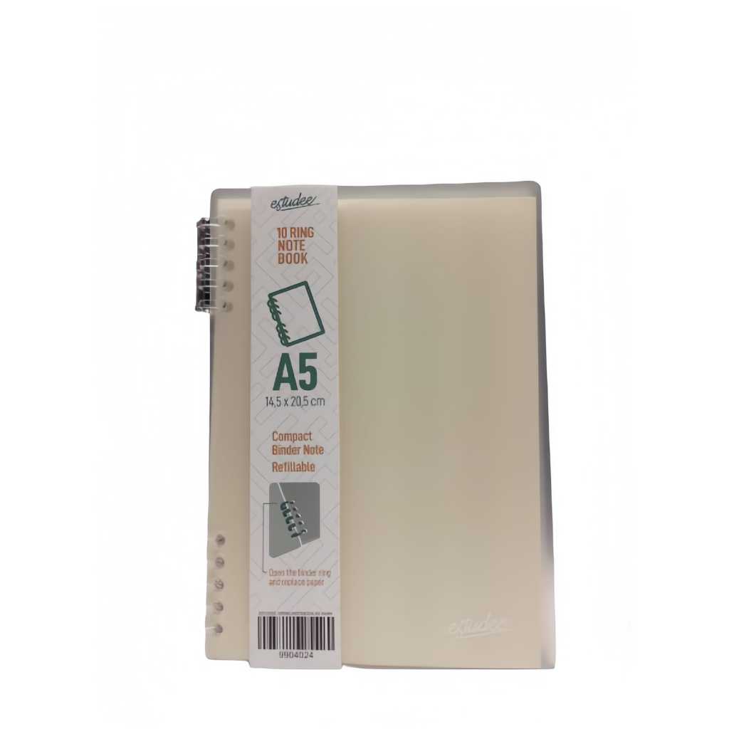 

ESTUDEE 10RING NOTEBOOK A5 IVORY - GRAMEDIA BSD CITY