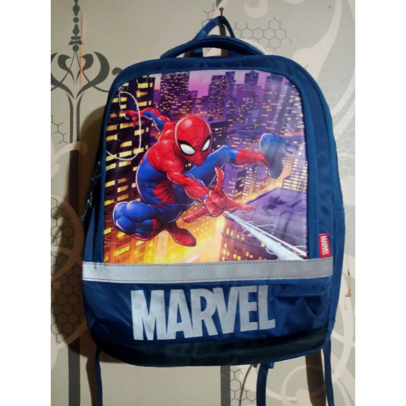 Marvel Spiderman tas ransel sekolah PL