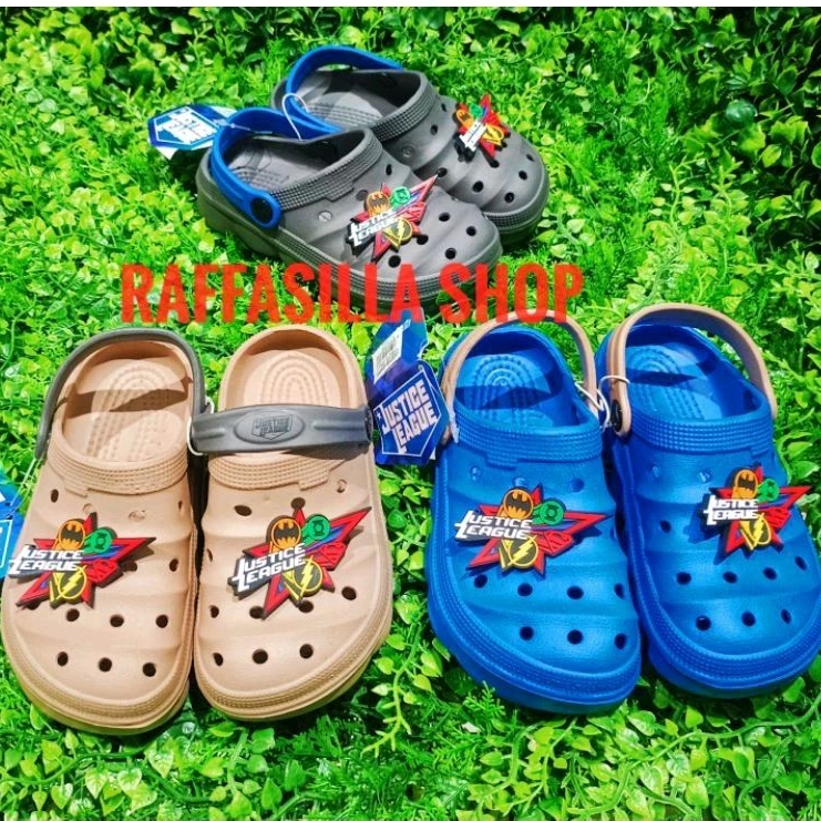 Sandal Zandilac Laki-laki Anak Justice League Sandal Cowok Baim Fashion