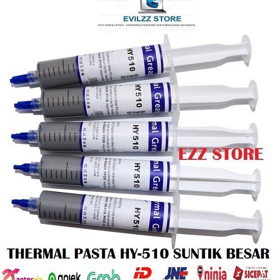 THERMAL TERMAL PASTA PASTE PROCESSOR PROCESOR PENDINGIN CHIPSET LAPTOP HY51 HY51 SUNTIK BESAR