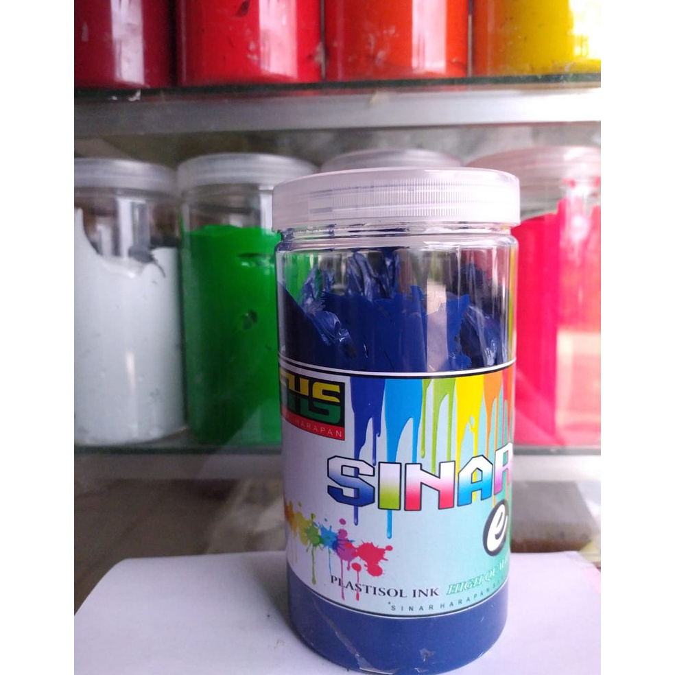 

Tinta plastisol biru sinar harapan sablon g J1L9