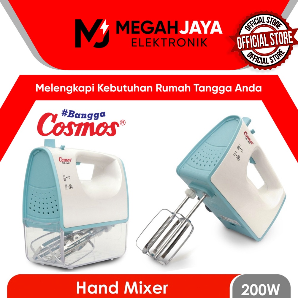 COD READY COSMOS MIXER TANGAN CM1659  CM 1659  CM1659 HAND MIXER GARANSI RESMI a C7T5