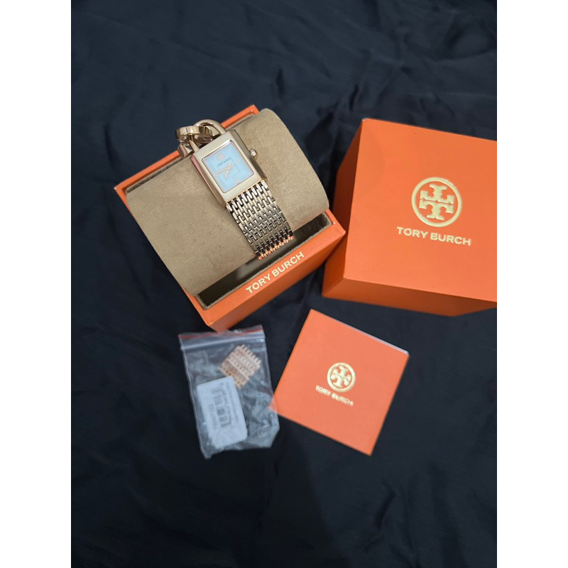 Jam Tory Burch  gembok ( surrey watch) Rose Gold Authentic Preloved