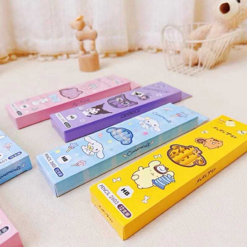 

[FAFAFA] Pensil Set Isi 12 Karakter Sanrio