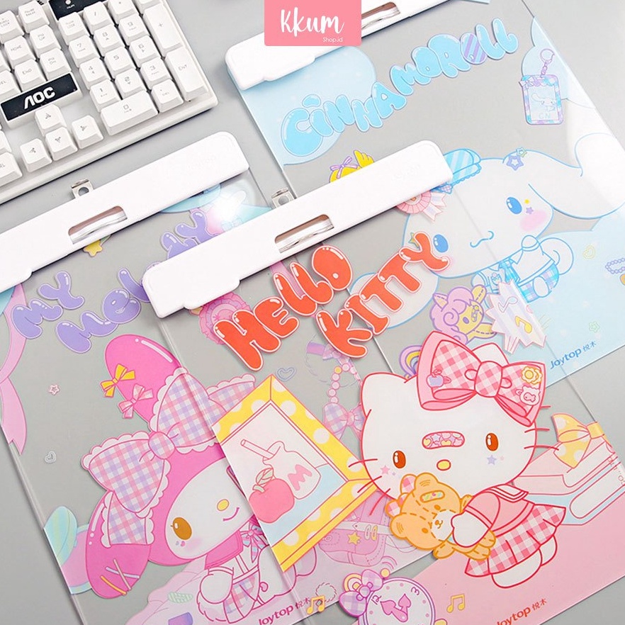 

A4 papan jalan akrilik sanrio Clipboard test board papan ujian RESMI SANRIO f X7I9