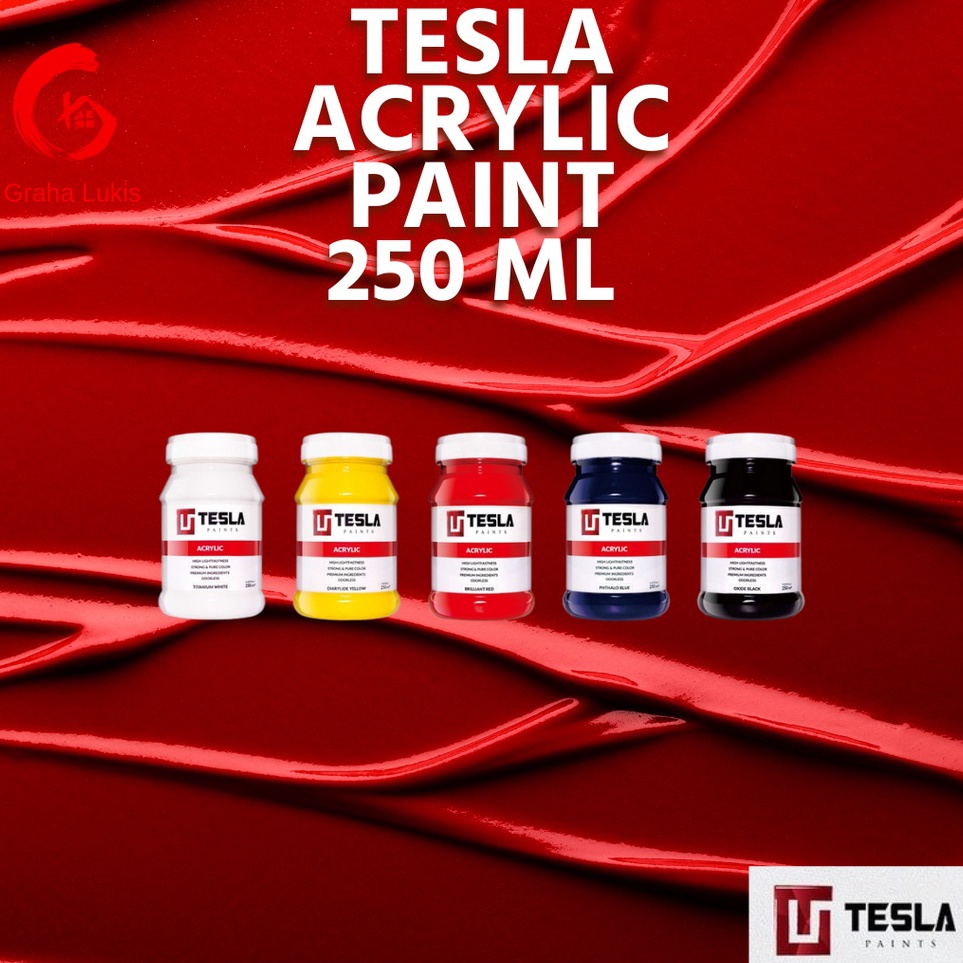 

Tesla Paints Acrylic Paints Cat Akrilik 25ml SATUAN y V6P8
