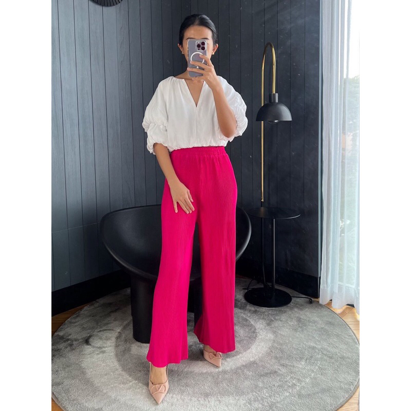 Celana Kulot Plisket Lidi / Kulot Lidi / Plisket Lidi / Celana Plisket