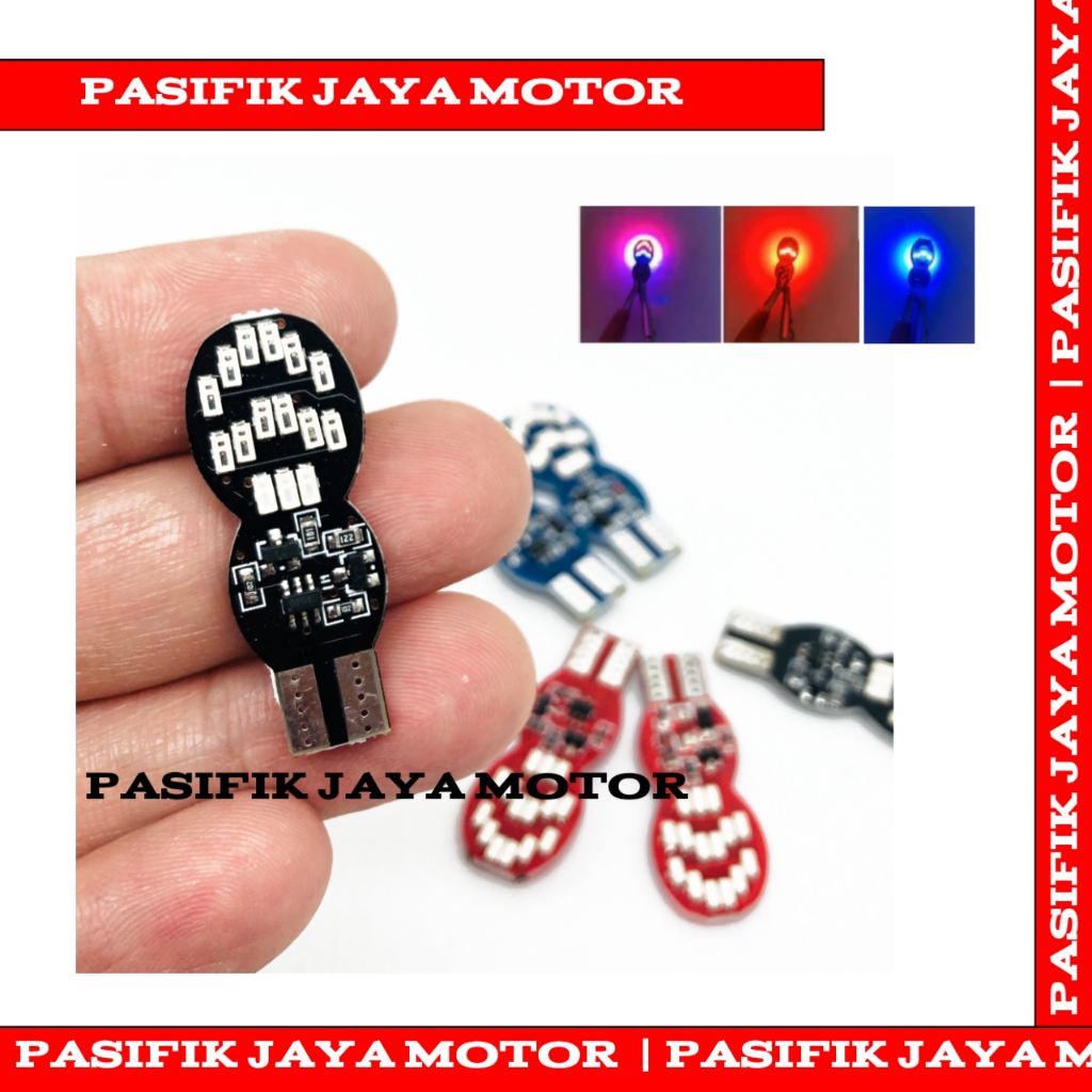 Lampu LED Sen Senja T10 30Led Running Motor Mobil DC 12Volt New Lampu Led Senja