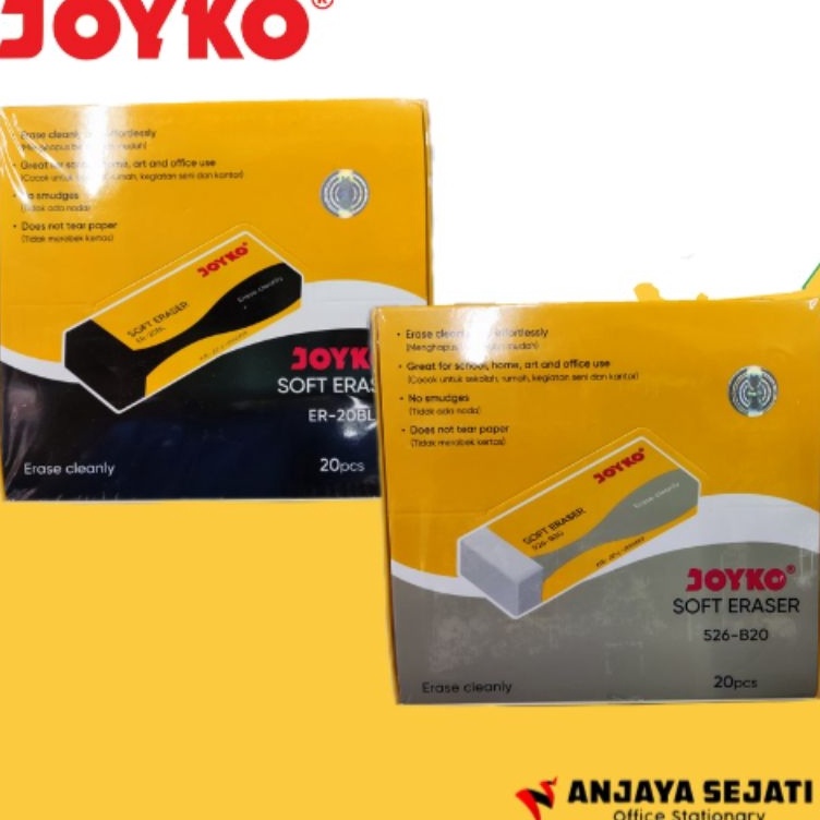 

Eraser Penghapus Joyko 2 Perpack isi 2pcs c L2G3