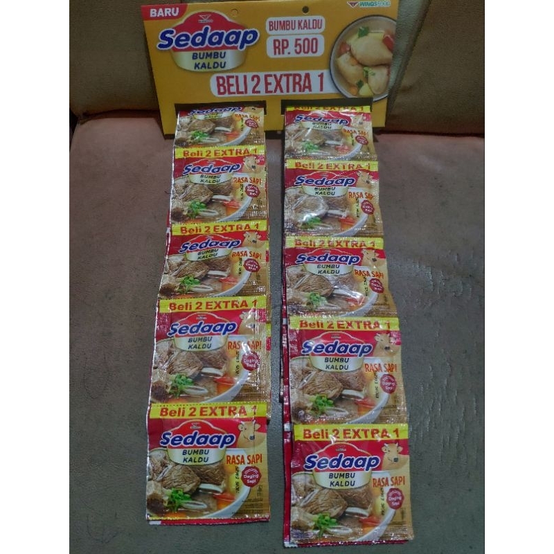 

Sedap Bumbu Kaldu Rasa Sapi isi 18pcs/Renceng