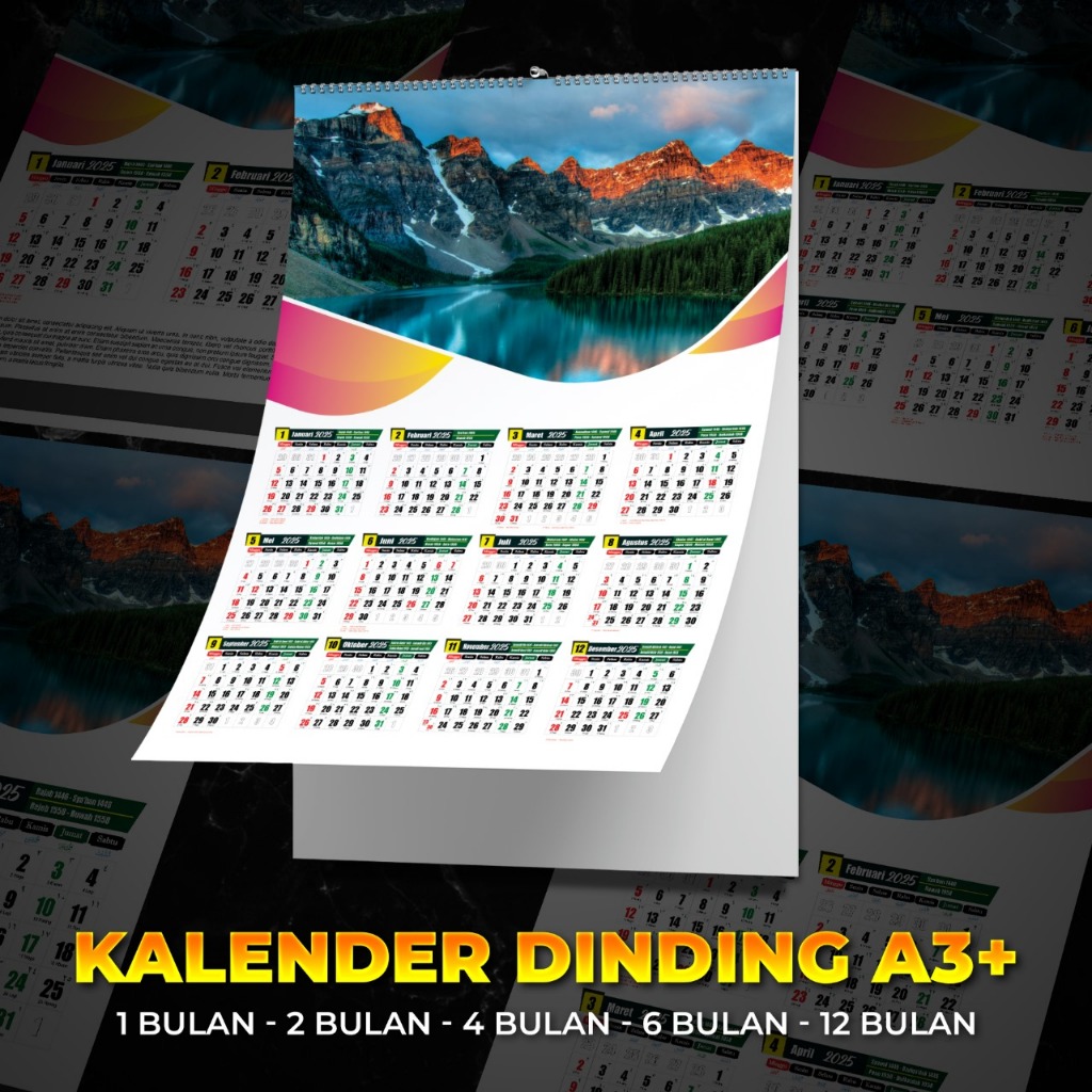 

Kalender Dinding, Kalender Partai, Kalender dinding satuan, Kalender Dinding Custom