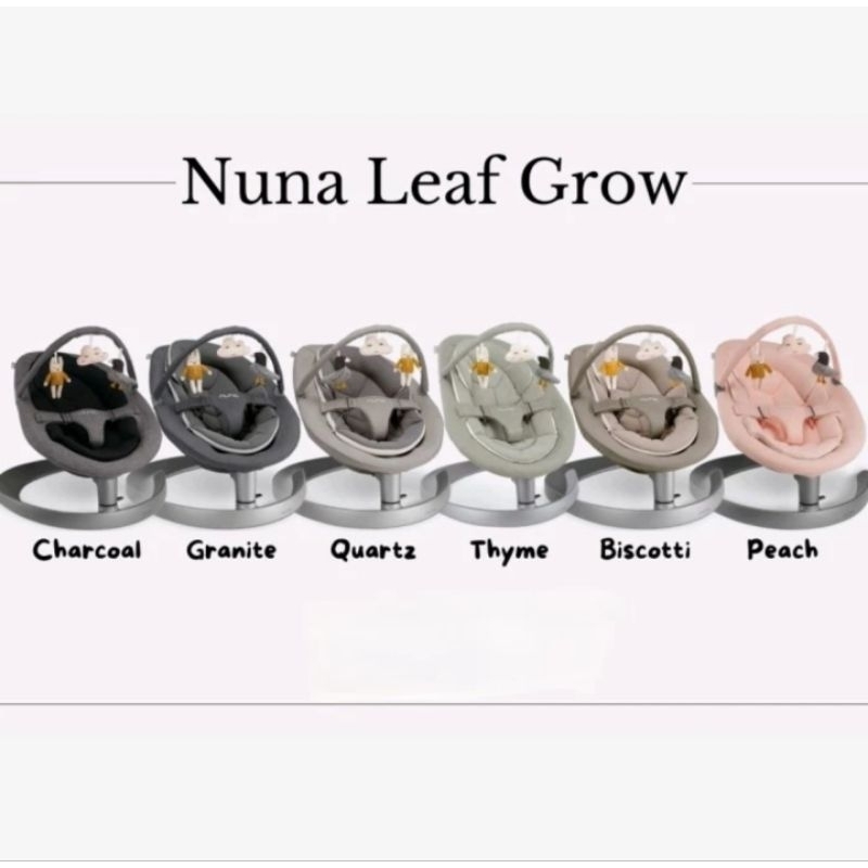 BOUNCER NUNA LEAF GROW TERBARU - DUDUKAN SANTAI BAYI COCOK UNTUK BABY NEWBORN