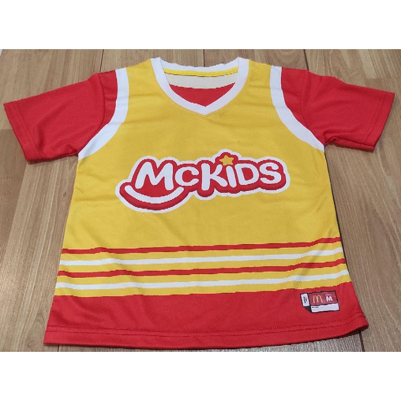 NEW Kaos Jersey Anak MCKids MC Donalds Kaos Tshirt Size M 4-6 Tahun Unisex