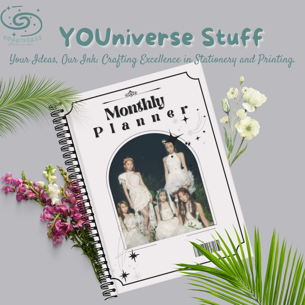 

LE SSERAFIM "Easy" Monthly Planner Murah/A5 KPOP Planner/Jurnal Book