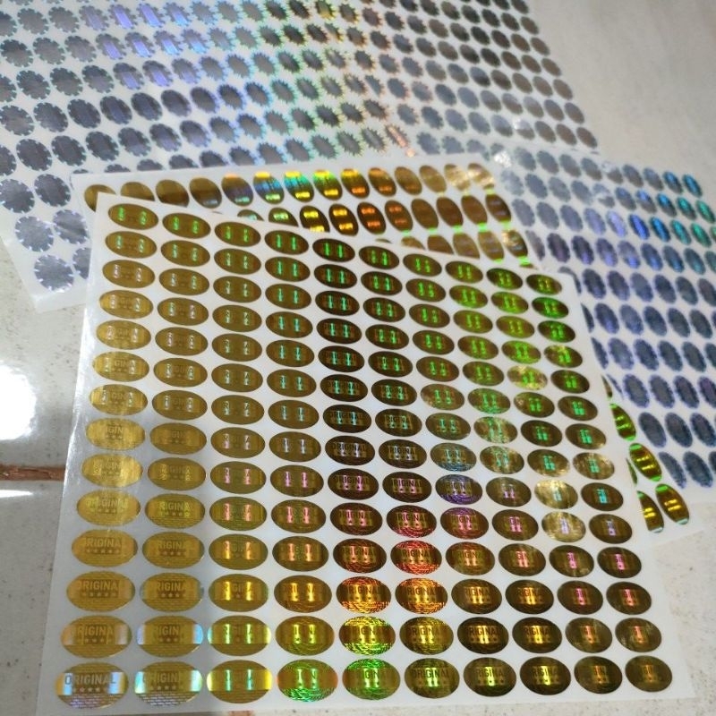 

stiker hologram original