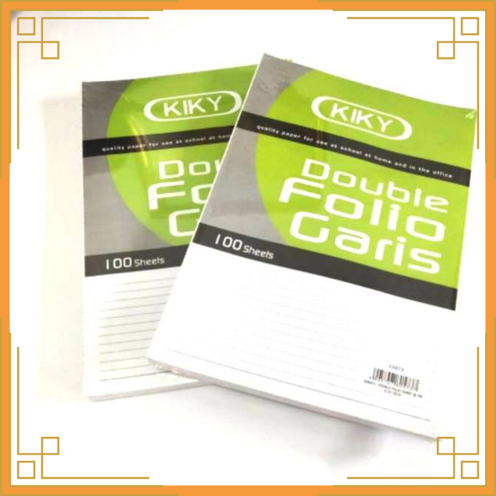 

KIKY Kertas double folio sepak isi 100 lembar